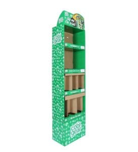st patricks day cool gear cardboard display