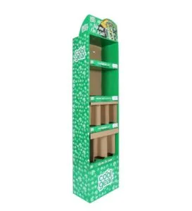 st patricks day cool gear cardboard display