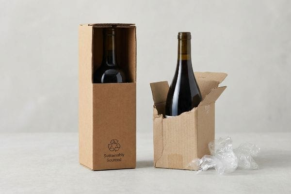 sustainably sourced wine packaging