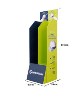 taylormade golf ball cardboard display
