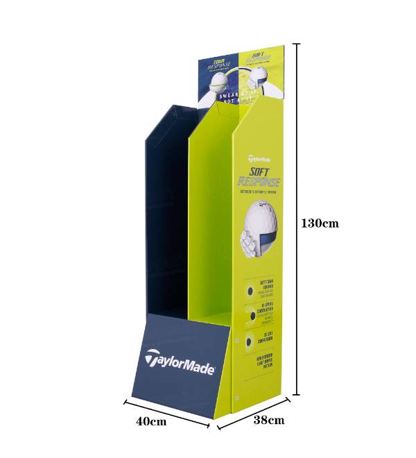 taylormade golf ball cardboard display