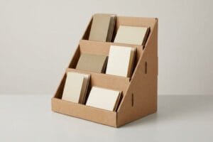 How to Make a Cardboard Greeting Card Display Stand？