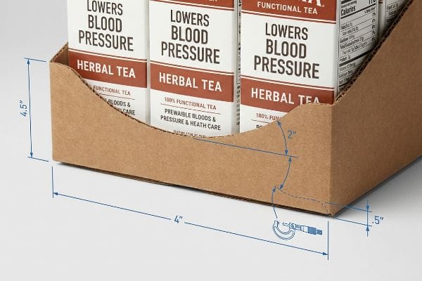 Corrugated retail-ready tray with
