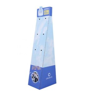 triangular cardboard display fsdu cleverin