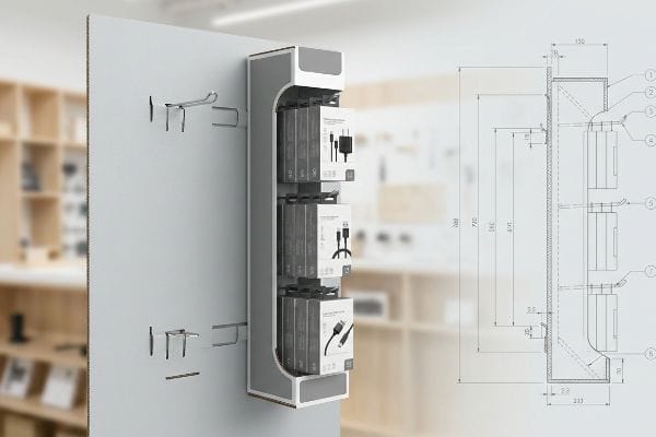 Wall-Mounted POP Display and Vertical Merchandising