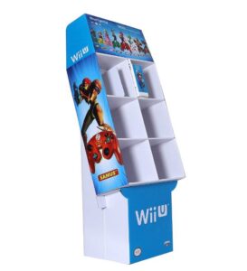 wii u gaming controller cardboard display