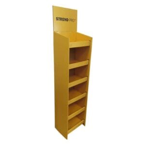 yellow 6 shelf cardboard display main