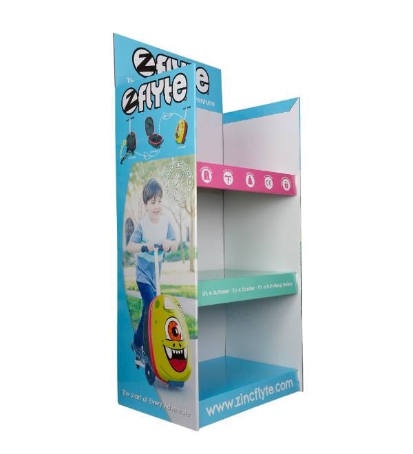 zflyte kids travel cardboard display