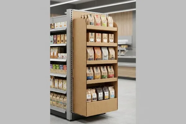 Pappaufsteller für Power Wing Kaffee 1