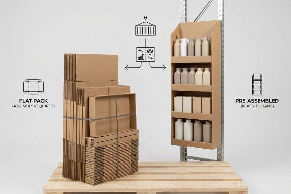 Do These Retail Sidekick Displays Come Pre-Assembled?