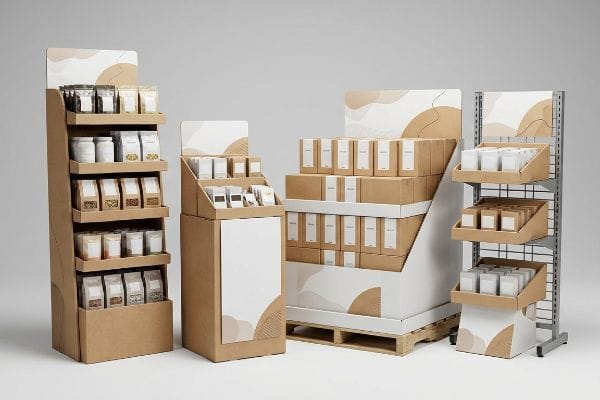 présentoirs de comptoir au sol et à palettes Sidekick
