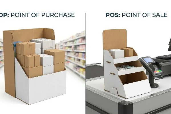Vergleich der POS-Displays
