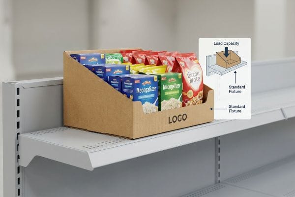 Walmart PDQ Display Tray Sizing and Load Basics
