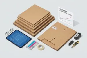 structural design dieline tablet