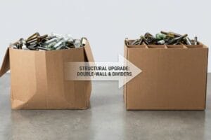 Are These Cardboard Dump Bins Suitable for Heavy Products?