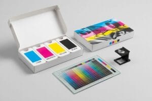 Die Komponenten von CMYK