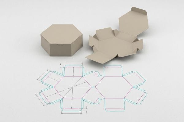 Create Custom Hexagon Boxes Quick and Easy