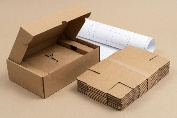 kraft box design blueprint 1