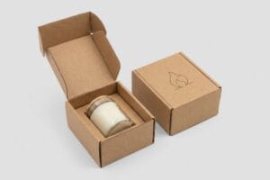 Cajas Kraft personalizadas para empresas de velas