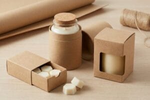 Welche Kerzenprodukte werden üblicherweise in Kraftkartons verpackt?
