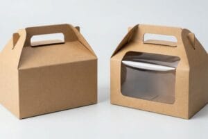 Can I Add Die-Cut or Window Options in Gable Boxes?