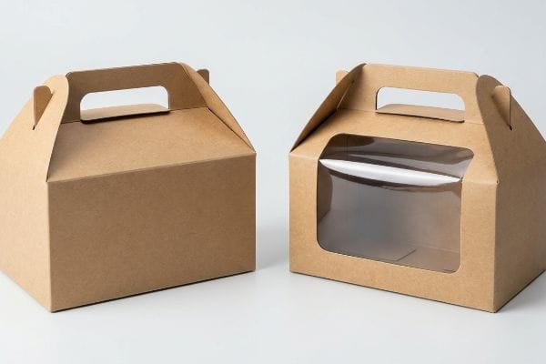 Can I Add Die-Cut or Window Options in Gable Boxes?