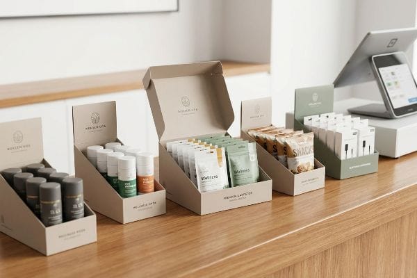 multiple product counter displays