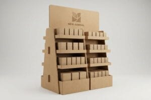new arrival cardboard display