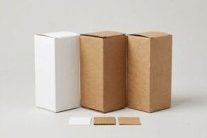 कस्टम लोशन बॉक्स के लिए कौन-कौन सी सामग्रियां उपलब्ध हैं?