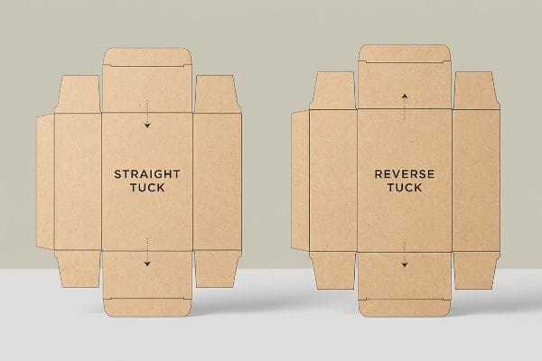 What Is the Difference Between a Straight and Reverse Tuck?