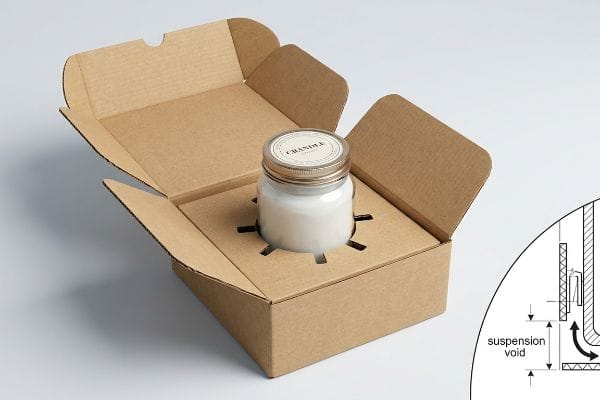キャンドル用インサートボックスは、ガラス瓶入りのキャンドルに適していますか?