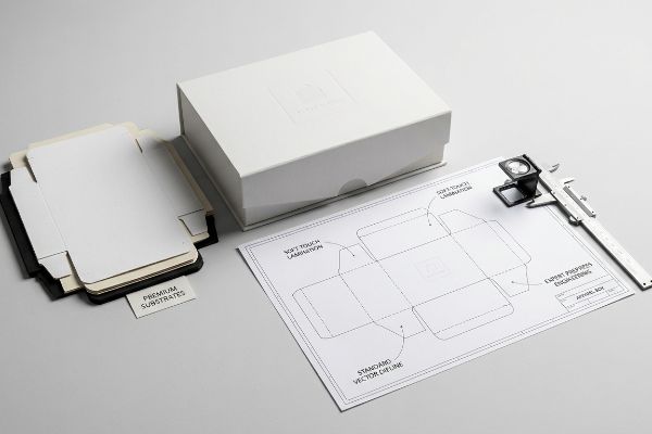 Apparel Box Design Process Custom luxury apparel box design with soft-touch lamination dieline, premium substrates, and prepress engineering tools.